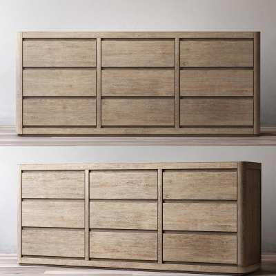 东南亚餐边柜3D模型下载